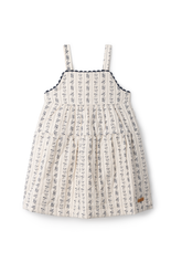 CHARLOTTE & GEORGE STRIPE FLORAL QUILTED JUMPER